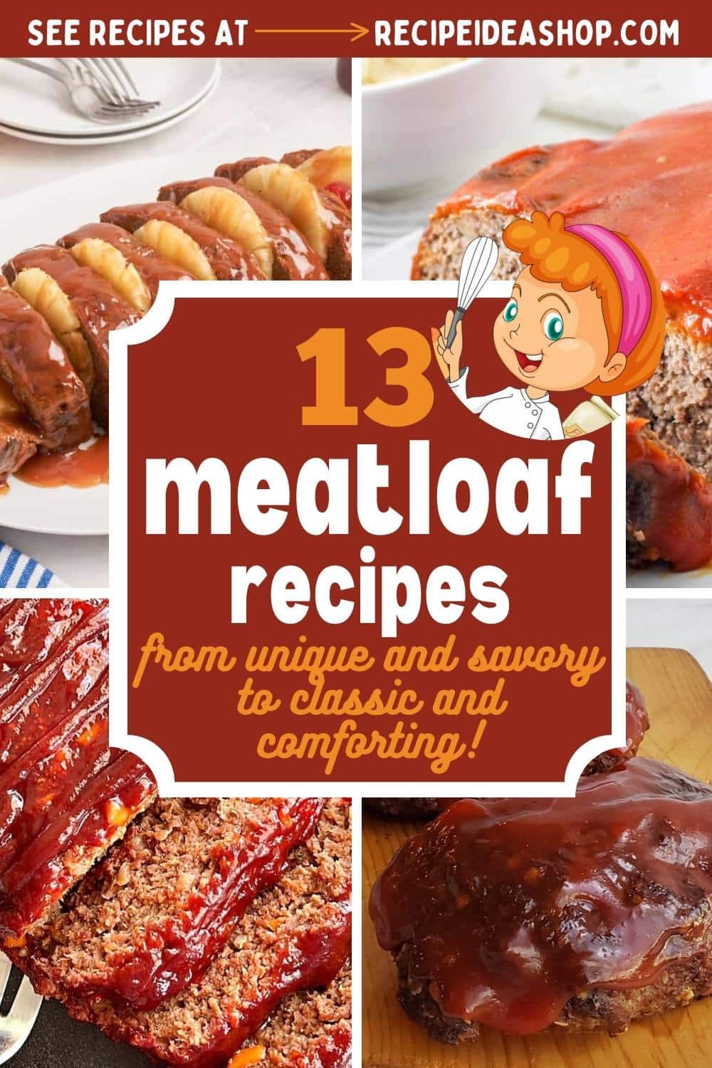 4 image collage meatloaf recipes