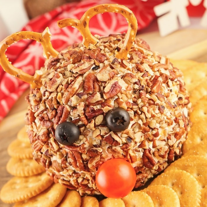 Rudolph cheese ball