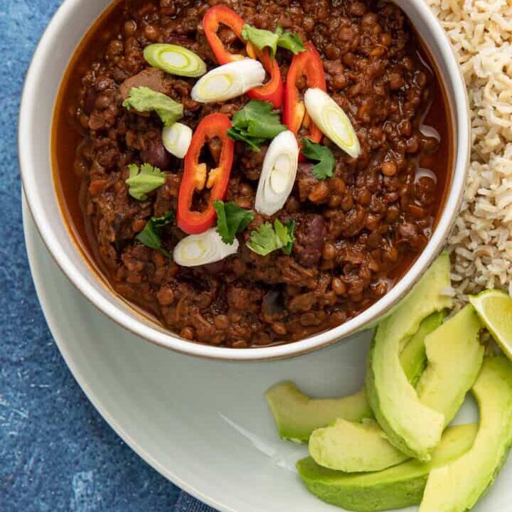 burnt aubergine chili