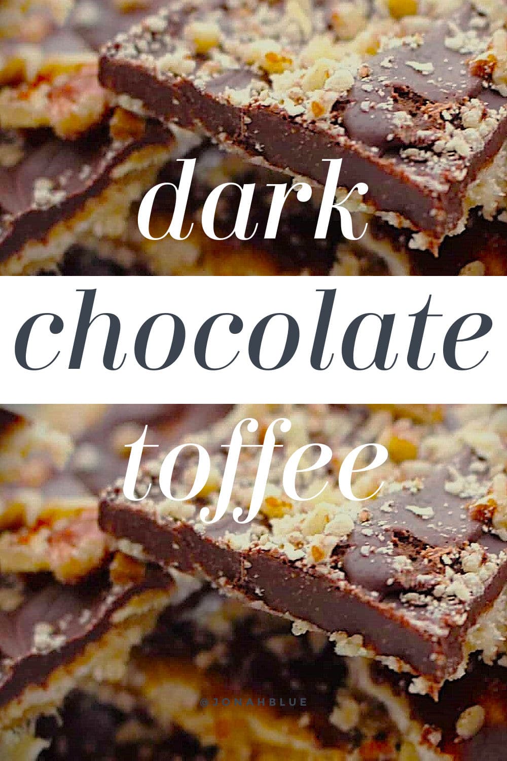 dark chocolate toffee