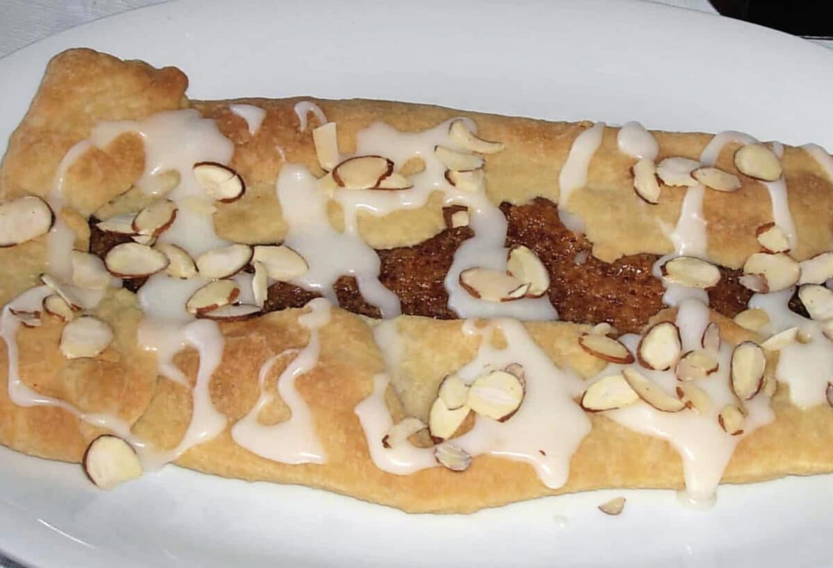 homemade Kringle pastry