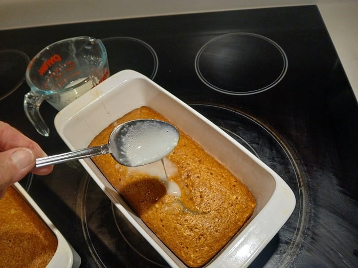 powdered sugar glaze for banana bread