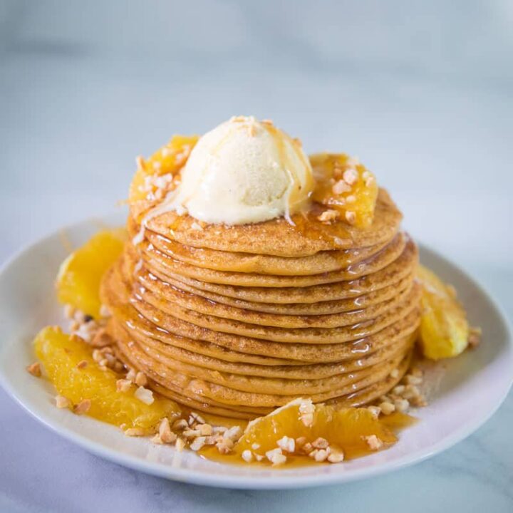 vegan sweet potato pancakes