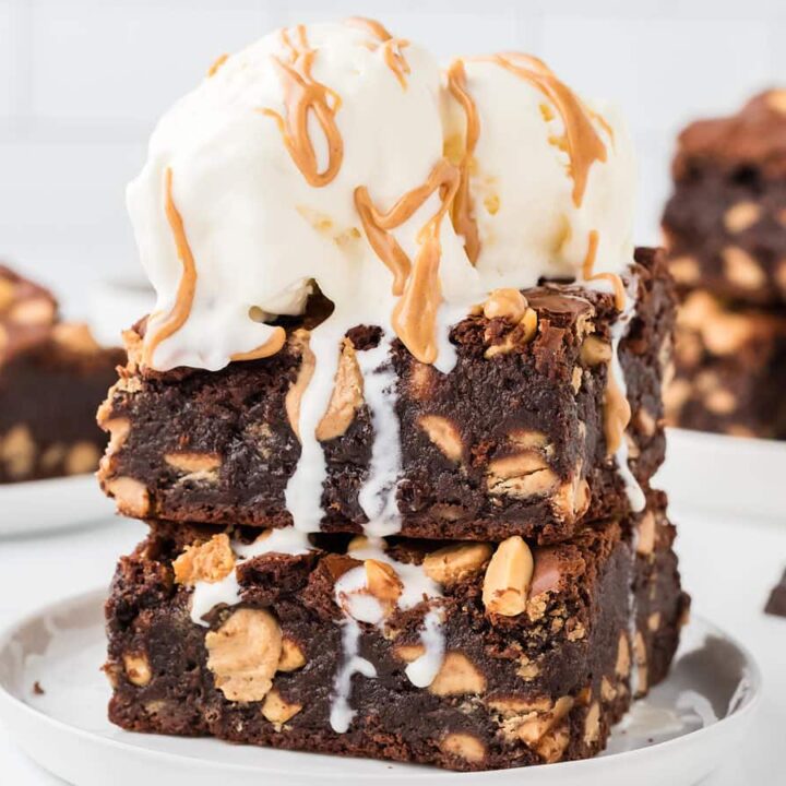 chocolate peanut butter brownies