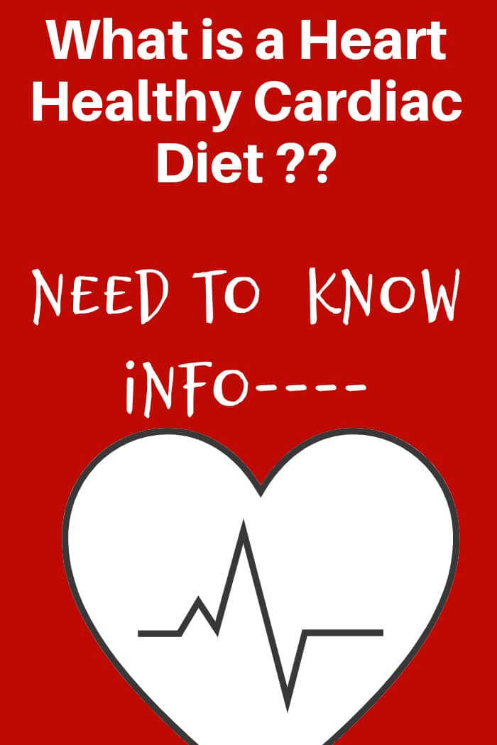 heart healthy cardiac diet information