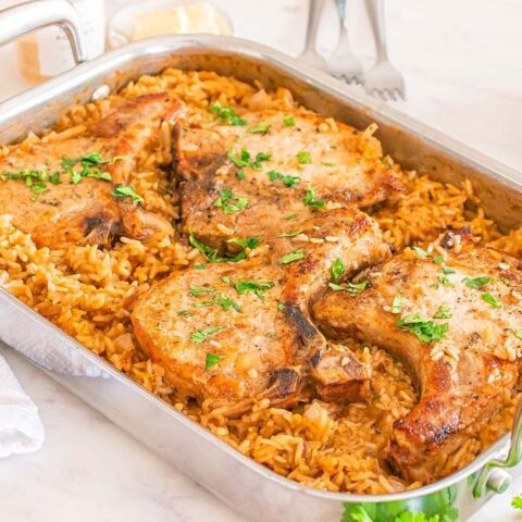 pork chops with rice casserole