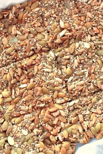 savory five seed crackers recipe can be modified to make sweet five seed crackers