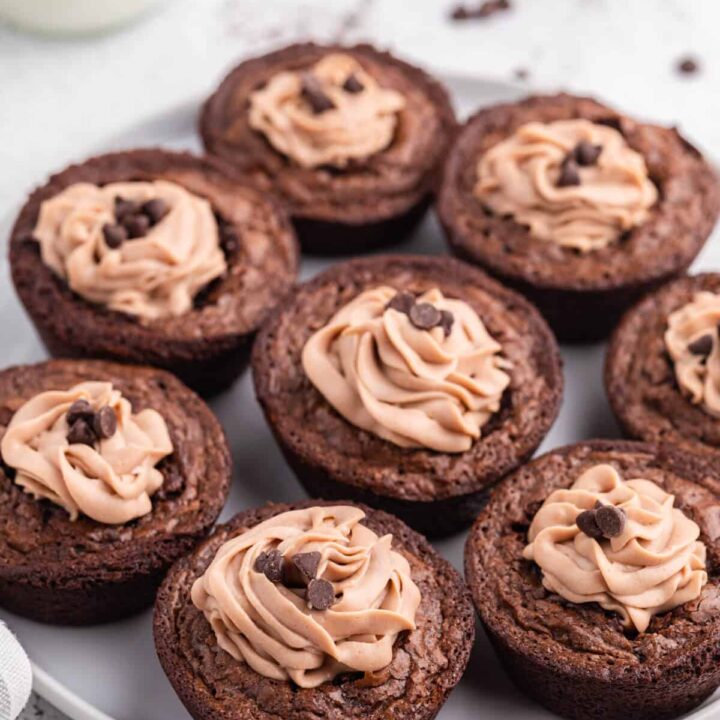 brownie cheesecake cups