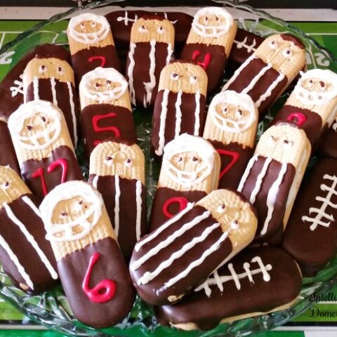 football team decorated cookies