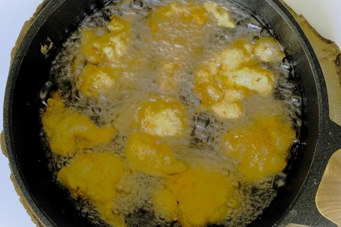 frying cauliflower 2