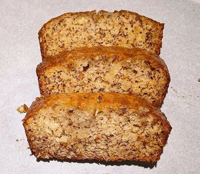 how to make banana bread with mayo and powered sugar glaze