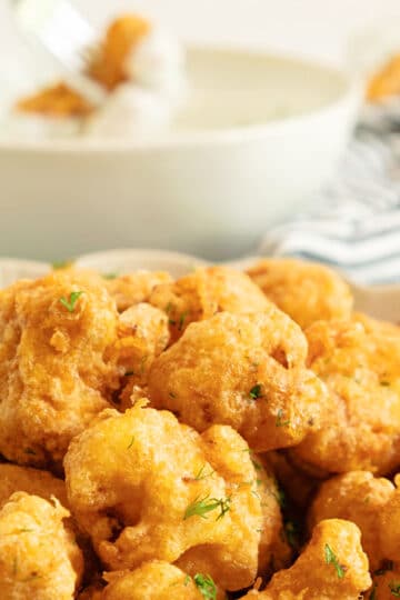 how to make fried cauliflower nuggets