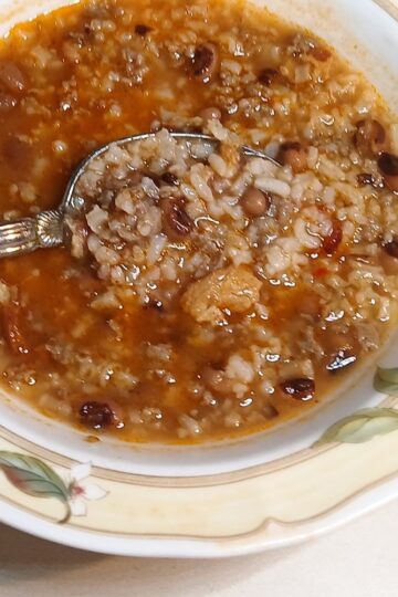 How to make spicy Hoppin' John Soup