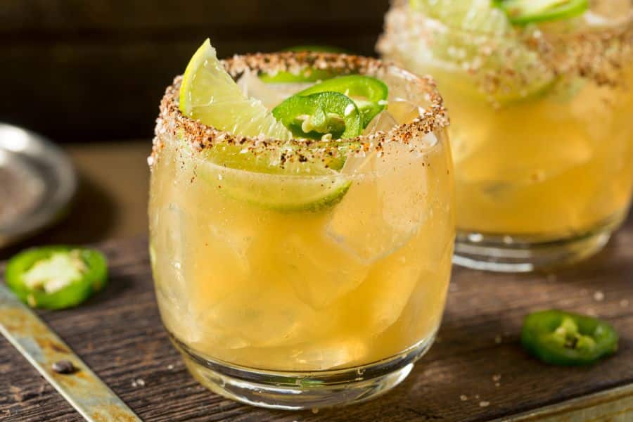 jalapeno Cointreau margarita