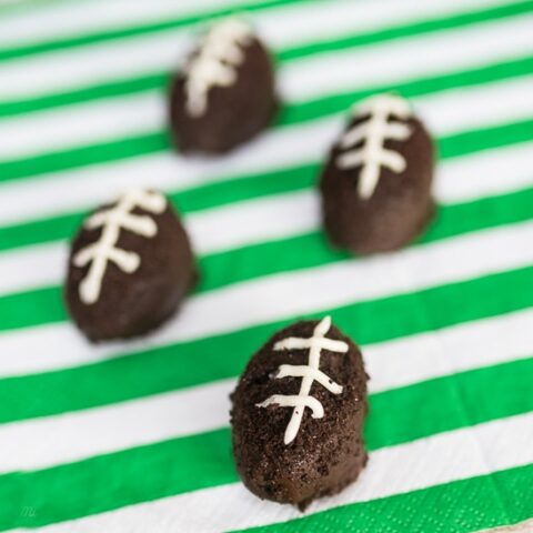 oreo football truffles