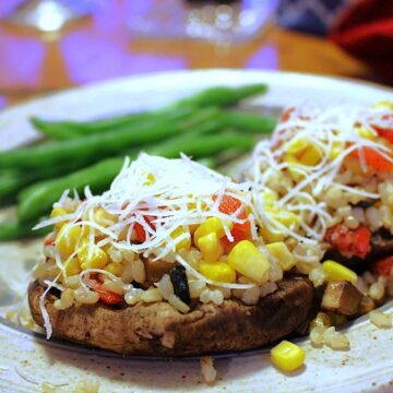 stuffed portobello mushrooms