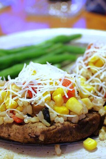 stuffed portobello mushrooms
