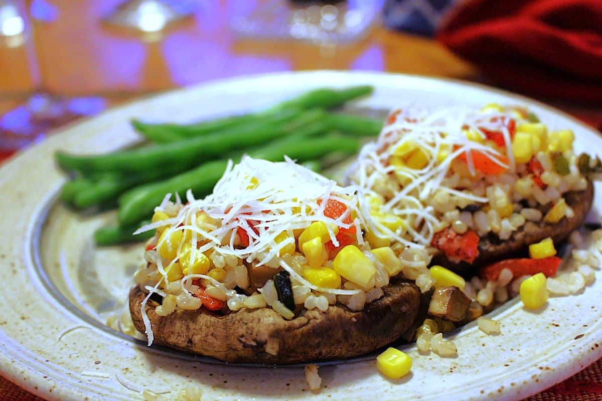 stuffed portobello mushrooms