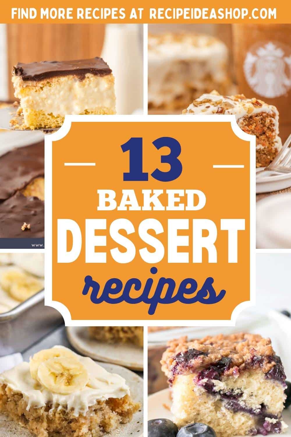 Baked Desserts collage