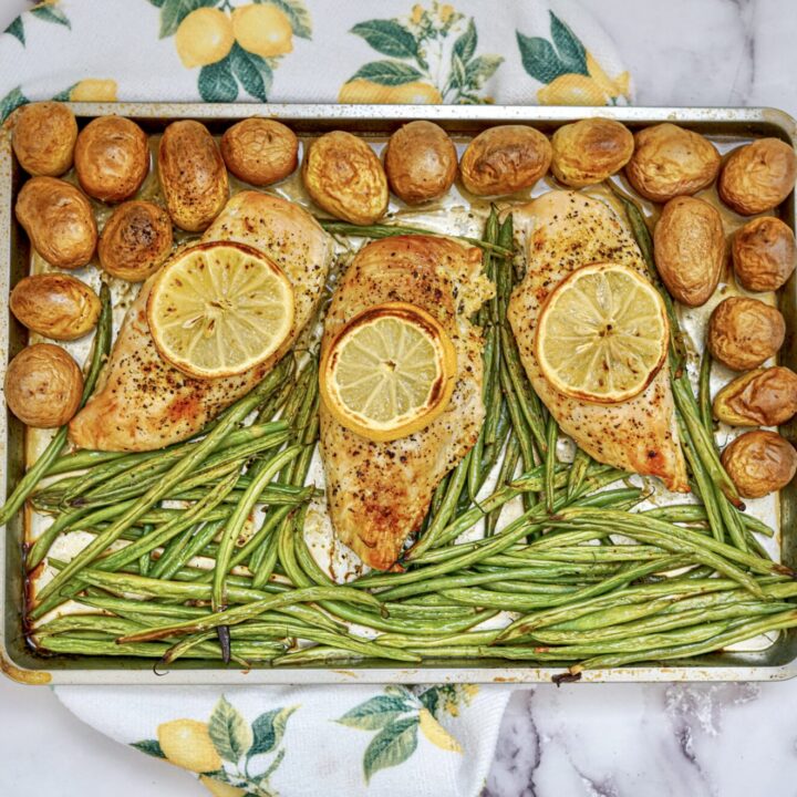 sheet pan chicken and veggies