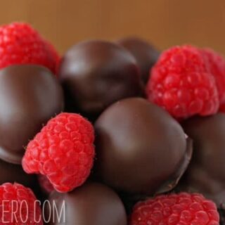 chocolate covered raspberries