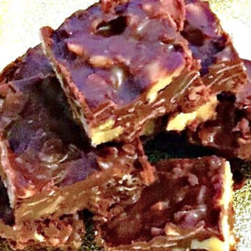 chocolate walnut fudge with coconut taste like Almond Joy candy bar