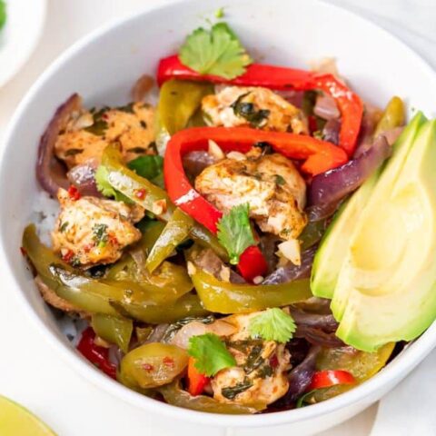 baked chicken fajitas
