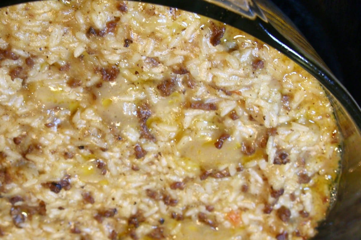 ground beef and rice casserole comfort food (4)