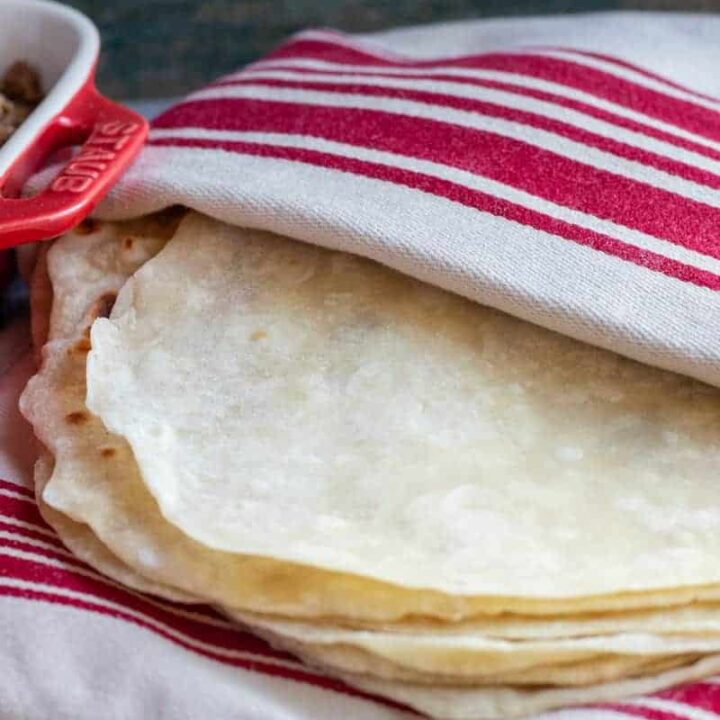 homemade flour tortillas