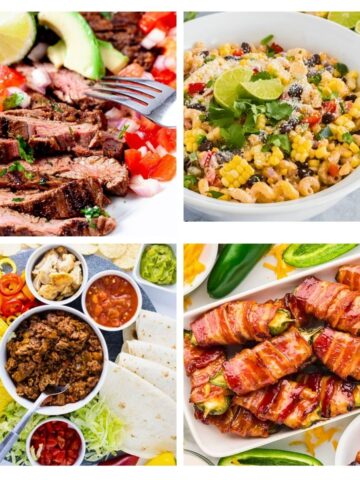 Mexican Food Party Bar feature image with 4 images