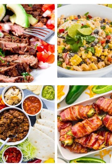 Mexican Food Party Bar feature image with 4 images