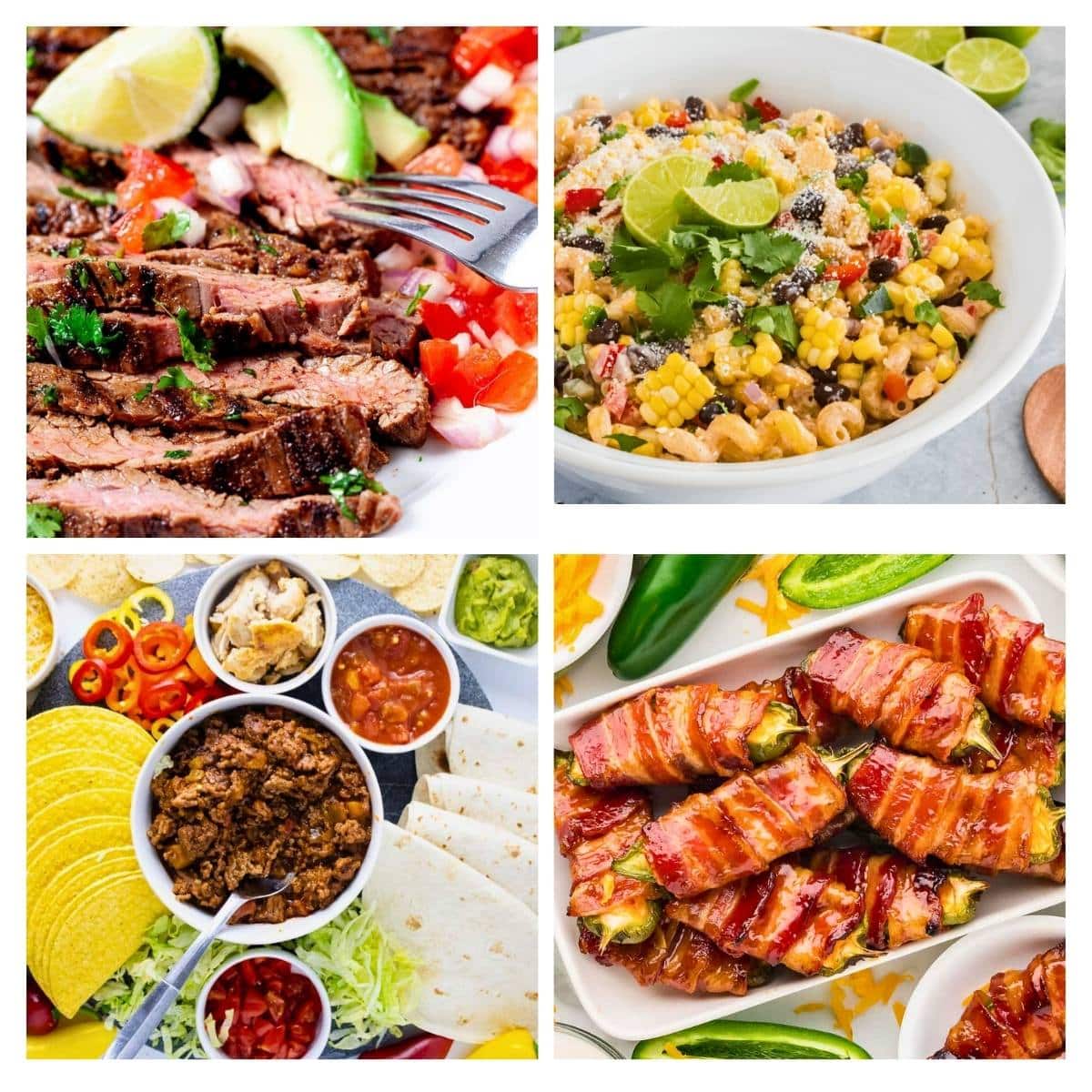 Mexican Food Party Bar 4 image collage