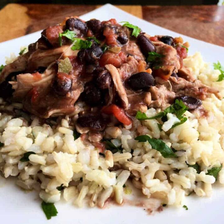 Mexican chicken on rice