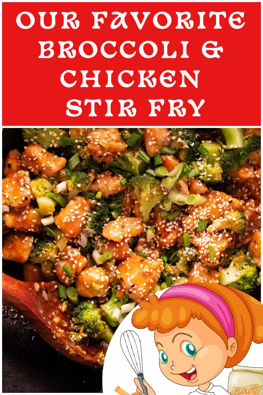 Our family favorite broccoli and chicken stir fry is filled with flavor. The honey, soy sauce, garlic, sauce give the broccoli and chicken a flavorful glaze when stir fried.