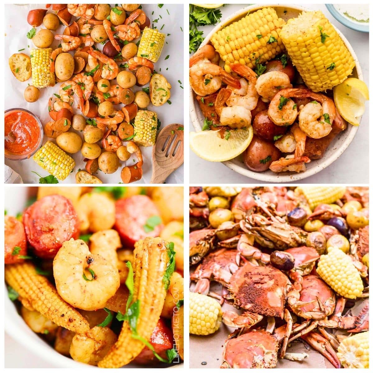 Seafood boil, Crab Boil, Shrimp Boil Party recipes