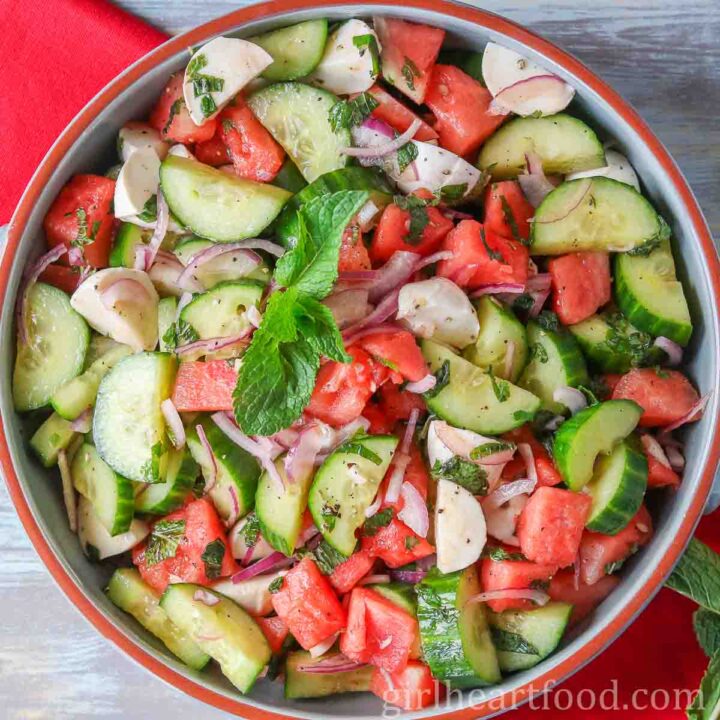 cucumber melon salad