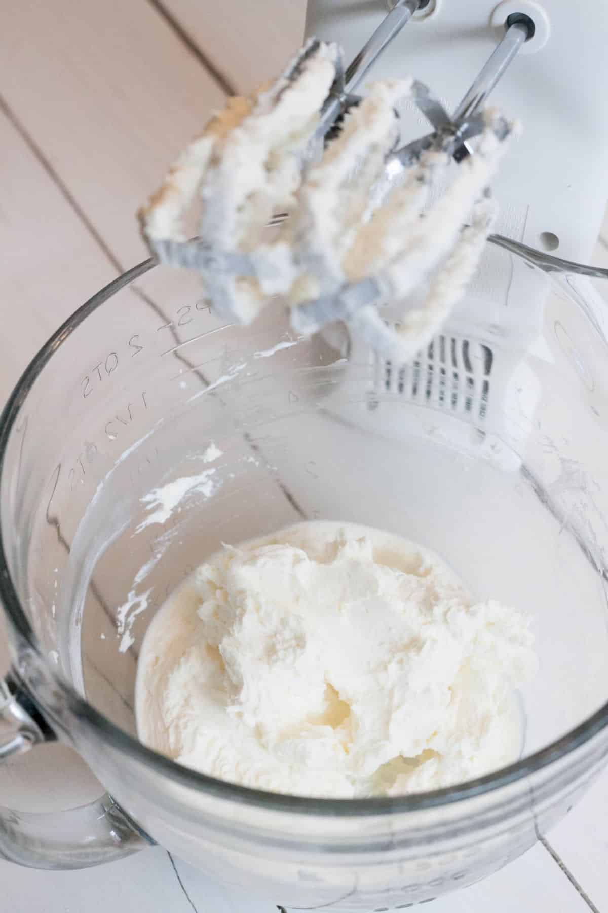 mixing ingredients for hawaiian cake