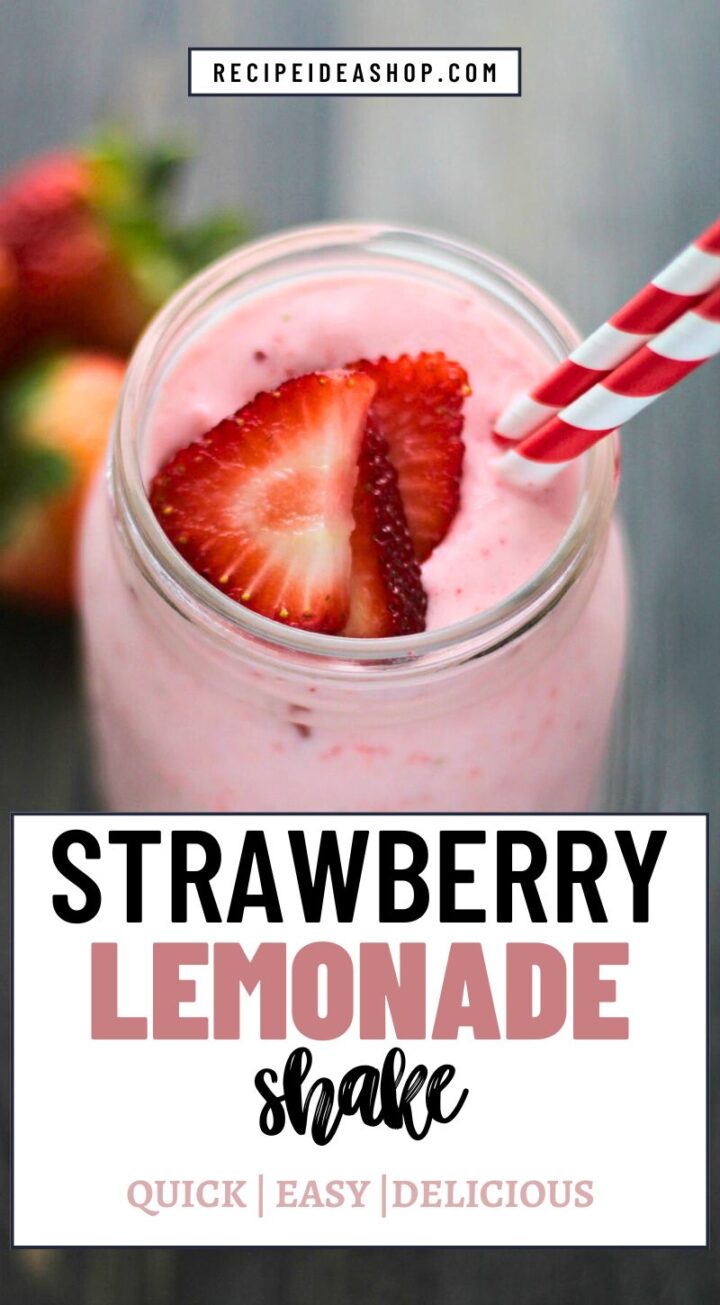 How To Make A Strawberry Lemonade Yogurt Shake