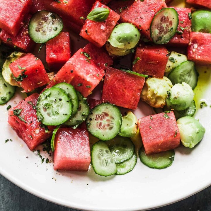 cucumber watermelon avocado salad