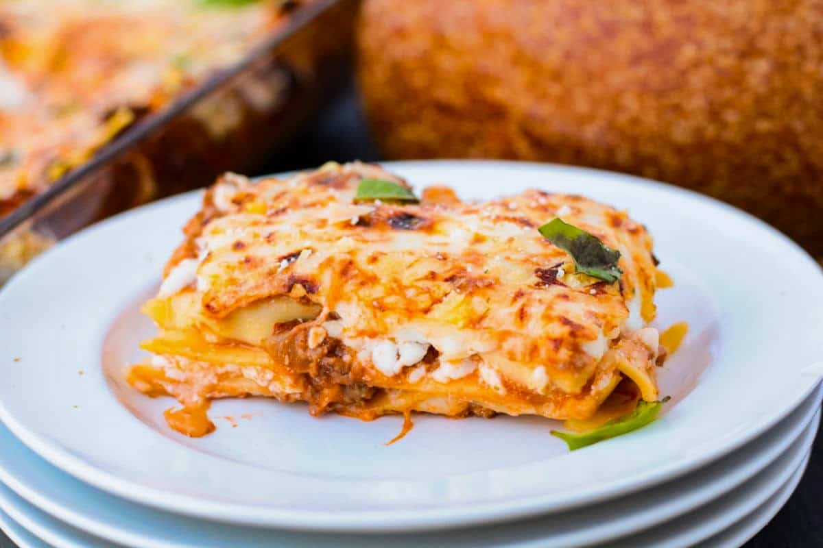 homemade lasagna