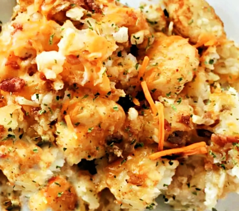tater tot casserole with chicken recipe