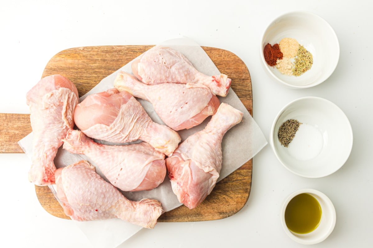 ingredients for air fryer chicken drumsticks