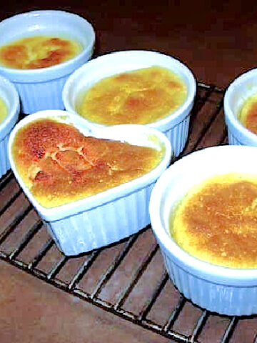 how to make baked lemon custard in minature ramekins
