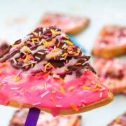 close up of waffle pops
