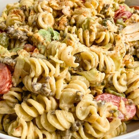 Image for Cheeseburger Pasta Salad Recipe
