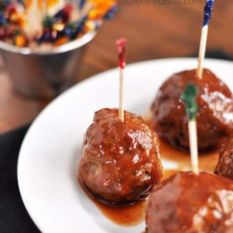 sweet chili meatballs