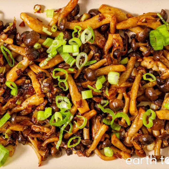 butter soy mushroom stir fry