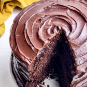 rich chocolate cake