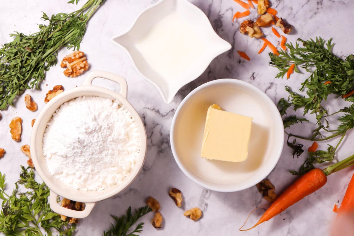 ingredients for frosting