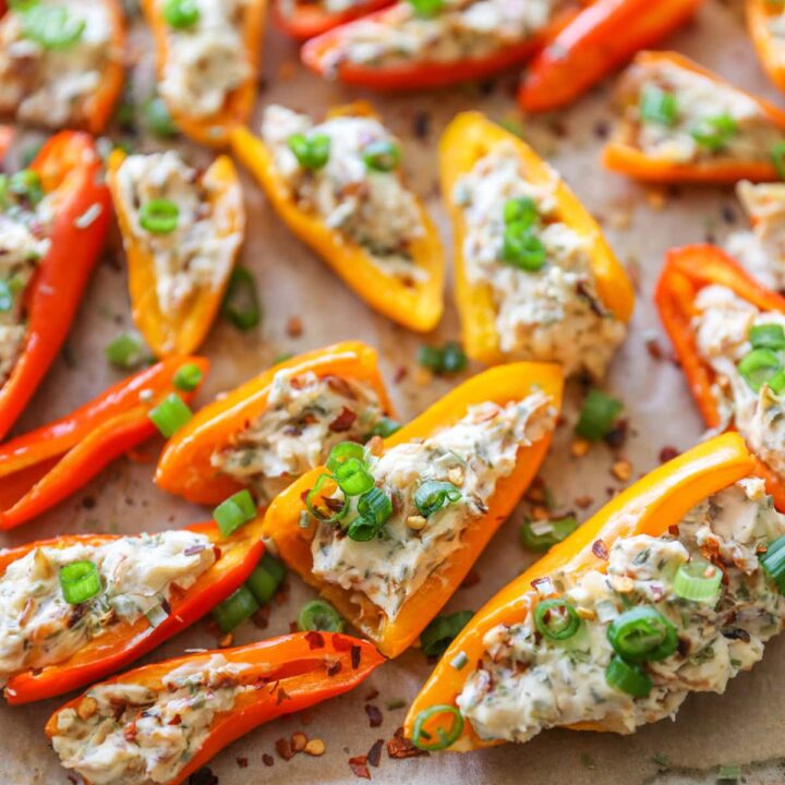 cream cheese stuffed bell peppers